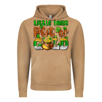 Vintage Camel St. Patrick's little miss pot of gold Vintage Hoodie - OliviaCreatesArt