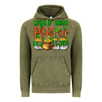 Vintage Olive St. Patrick's little miss pot of gold Vintage Hoodie - OliviaCreatesArt