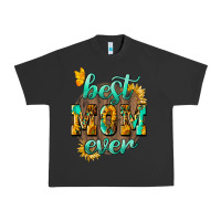 Pigment Black Best Mom ever mother's day Urban Heavy Tee - HowdyJamesFarm