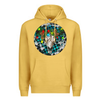 Antique Gold Bull Skull Christmas Premium Hoodie - RanaPortraitStore