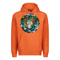 Carrot Bull Skull Christmas Premium Hoodie - RanaPortraitStore