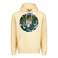 Pina Colada Bull Skull Christmas Premium Hoodie - RanaPortraitStore