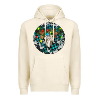 Tofu Bull Skull Christmas Premium Hoodie - RanaPortraitStore