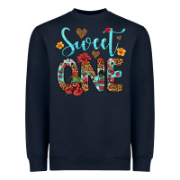 Navy sweet one cherry Heavyweight Sweatshirt - Artiststas