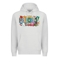 Dove Grey Precschool Teacher Premium Hoodie - CowhideDigitalArt