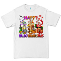 White happy hallothanksmas coffee cups Premium Tee - texasbilliewilder