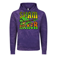Cloud Purple St. Patrick’s Day sham rocker with guitar Vintage Hoodie - OliviaCreatesArt