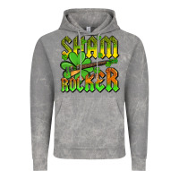Cloud Rock St. Patrick’s Day sham rocker with guitar Vintage Hoodie - OliviaCreatesArt
