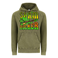 Vintage Olive St. Patrick’s Day sham rocker with guitar Vintage Hoodie - OliviaCreatesArt