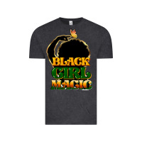 Vintage Black Black magic girl Vintage Tee - HowdyJamesFarm