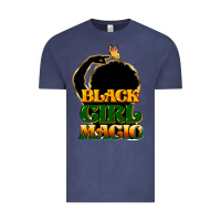 Vintage Denim Black magic girl Vintage Tee - HowdyJamesFarm