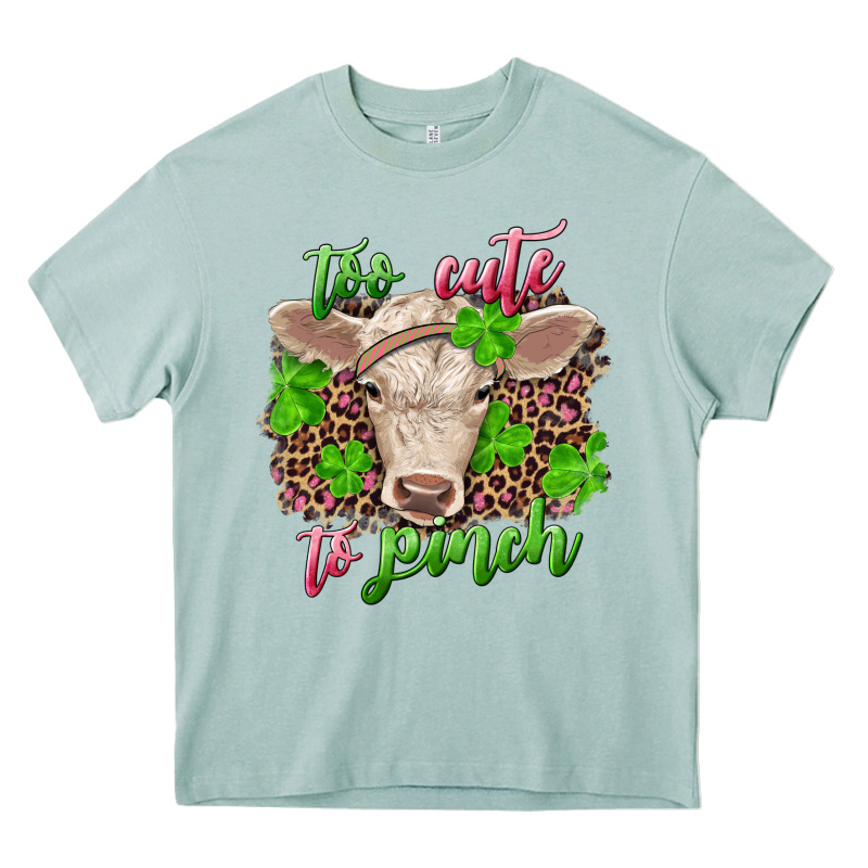 Too Cute To Pinch Charolais Calf Heavy Core Tee by RanaPortraitStore | Teevron