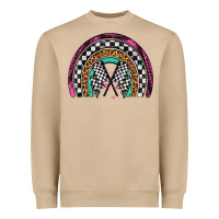 Race Leopard Rainbow Heavyweight Sweatshirt | Teevron