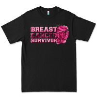 Black Breast Cancer Survivor Premium Tee - texasbilliewilder