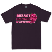 Plum Breast Cancer Survivor Premium Tee - texasbilliewilder