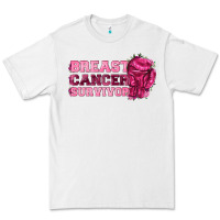White Breast Cancer Survivor Premium Tee - texasbilliewilder