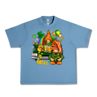 Pebble Blue St. Patrick's Day gnomies with heart Urban Heavy Tee - HowdyJamesFarm