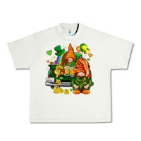 Pistachio St. Patrick's Day gnomies with heart Urban Heavy Tee - HowdyJamesFarm