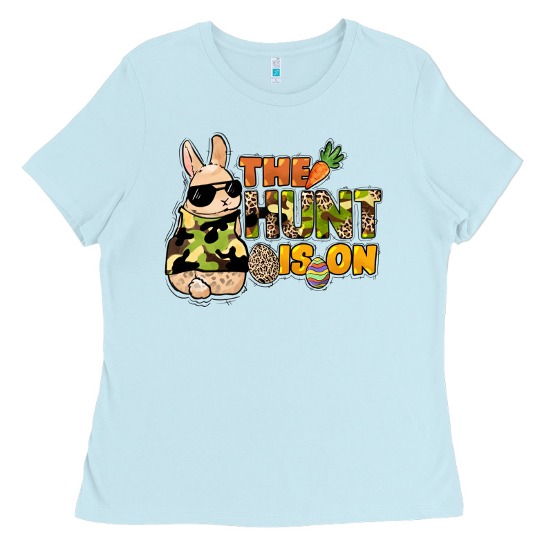 The Hunt Is On Easter Day Ladies Tee by HowdyJamesFarm | Teevron