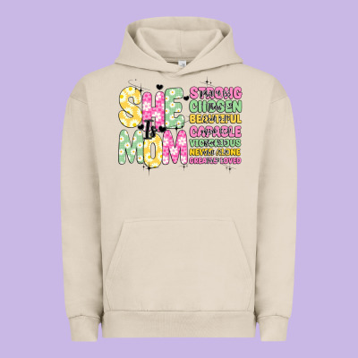 She Is Mom Urban Hoodie Designed By Jahusdesignshop