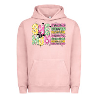 Pigment Salmon she is mom Urban Hoodie - JahusDesignShop