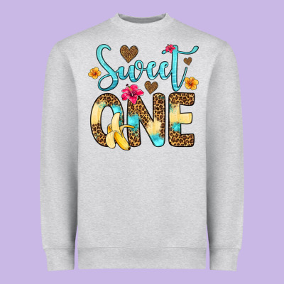 Sweet One Banana Heavyweight Sweatshirt Designed By Artiststas