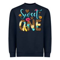 Navy sweet one banana Heavyweight Sweatshirt - Artiststas