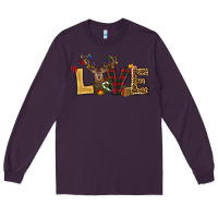Plum christmas reindeer love Long Sleeve Tee - RanaPortraitStore