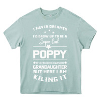 Arona Super Cool Poppy Of A Freaking Awesome Granddaugh Heavy Core Tee - Bettercallsaul