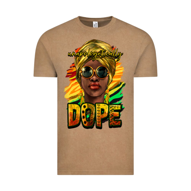 Unapologetically Dope Afro Vintage Tee by HowdyJamesFarm | Teevron