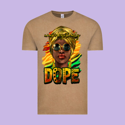Unapologetically Dope Afro Vintage Tee Designed By Howdyjamesfarm