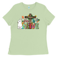Matcha He is alive Easter Day Ladies Tee - HowdyJamesFarm