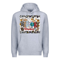Heather Grey Histtory Teacher Premium Hoodie - CowhideDigitalArt