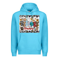 Ocean Blue Histtory Teacher Premium Hoodie - CowhideDigitalArt
