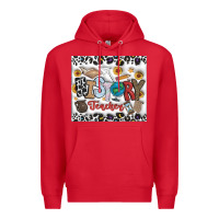 Red Histtory Teacher Premium Hoodie - CowhideDigitalArt