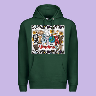Histtory Teacher Premium Hoodie Designed By Cowhidedigitalart