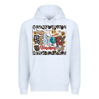 White Histtory Teacher Premium Hoodie - CowhideDigitalArt