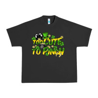 Pigment Black Too cute to pinch St. Patrick's Day Urban Heavy Tee - HowdyJamesFarm