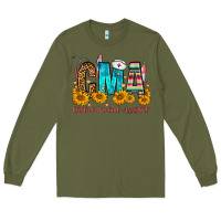 Army Green CMA Certified Medical Assistant Long Sleeve Tee - FaDigitalArtStudio