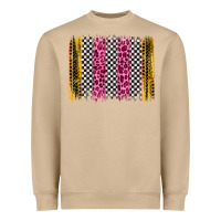 Race Leopard Brush Stroke Heavyweight Sweatshirt | Teevron