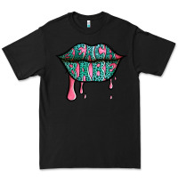 Black beach babe leopard lips Premium Tee - Jasminsmagicworld