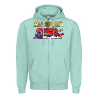 Seafoam Soul Train Zipper Hoodie - maiPhamDesign