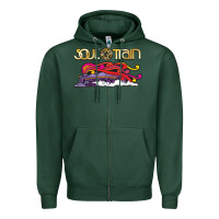 Sports Green Soul Train Zipper Hoodie - maiPhamDesign