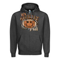 It's Game Day Y'all Football Smiley Face Zipper Hoodie | Teevron