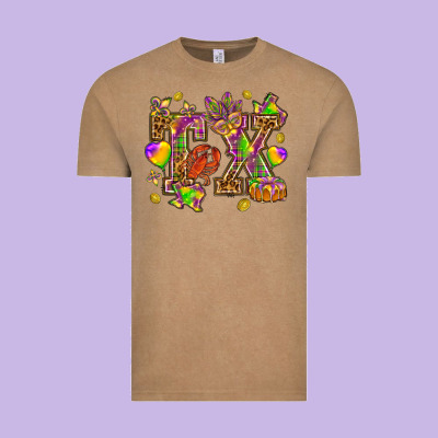Texas Mardi Gras Vintage Tee Designed By Howdyjamesfarm