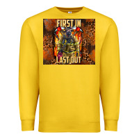 Lemon first in last out firefighter Premium Sweatshirt - AdoDesignShop