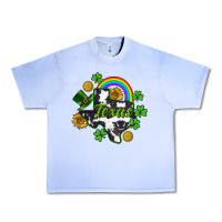 Grape Ice Texas map St. Patrick's Urban Heavy Tee - CowGirlArtShop