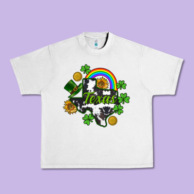 Texas Map St. Patrick's Urban Heavy Tee Designed By Cowgirlartshop