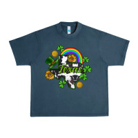 Midnight Navy Texas map St. Patrick's Urban Heavy Tee - CowGirlArtShop