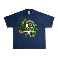 Navy Texas map St. Patrick's Urban Heavy Tee - CowGirlArtShop